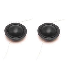 2pcs 19.43 mm 19 Core KAPTON Black Silk Tweeter Diaphragm Voice Coil 4Ohm 180 