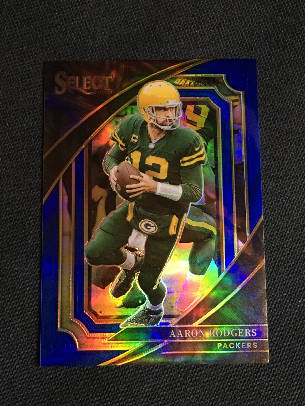 2022 Panini Select Suite Level Aaron Rodgers Blue /99 Prizm Refractor SP #329