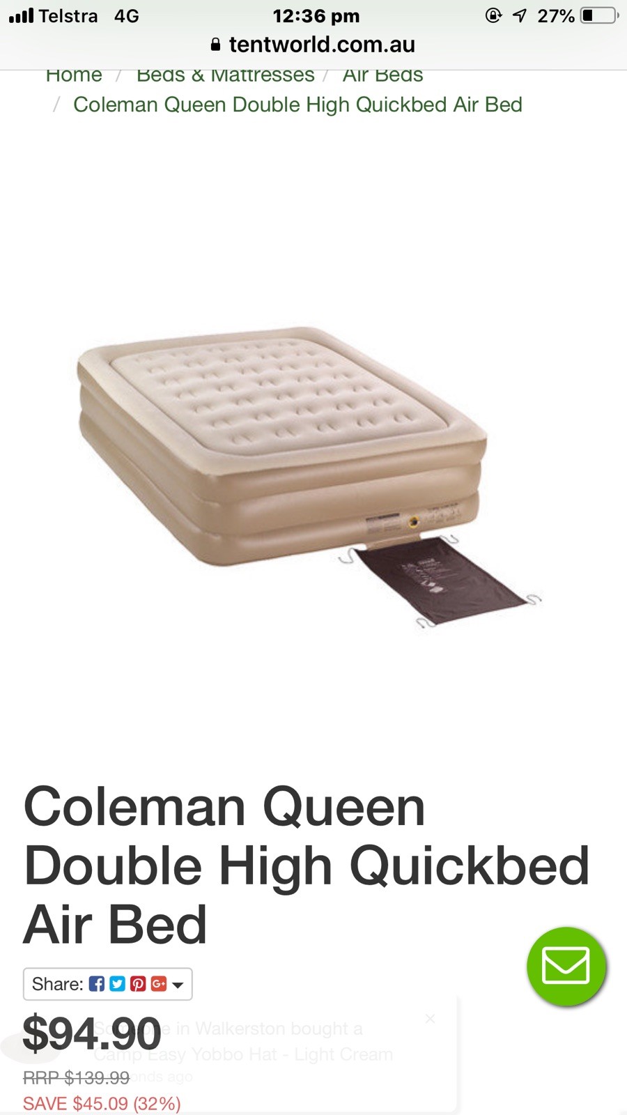 coleman full double single high