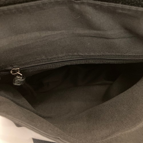 Mini zaino Botkier nuovo con etichette nero pelle ciottolata nylon patta magnete zip tasche - Foto 10 di 13