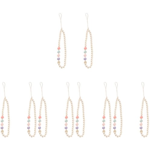 5 Pieces Mobile Phone Chain Wrist Rope for Cellphone Beaded Lanyard - Zdjęcie 9 z 12