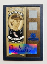 2005 Donruss Diamond Kings Don Sutton 6/25 Autograph Dual Jersey Patch