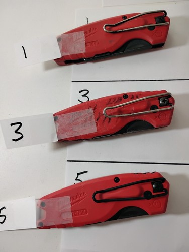 MILWAUKEE FASTBACK 48-22-1500 $7 CADA UNO + 10 HOJAS NUEVAS CON CADA CUCHILLO - Imagen 8 de 11