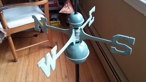 Good Directions Weathervane Set-up Blue Verde Balls ,Directionals - Picture 2 of 3