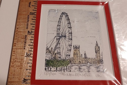 Dorothy Lloyd Griffiths London Art Print 134/750 double Matted Signed limited ed - Afbeelding 12 van 12