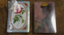 LOT OF 2 SEALED PLAYING CARDS ROSE/WOMAN CONGRESS-US PLAYING CARD CO
