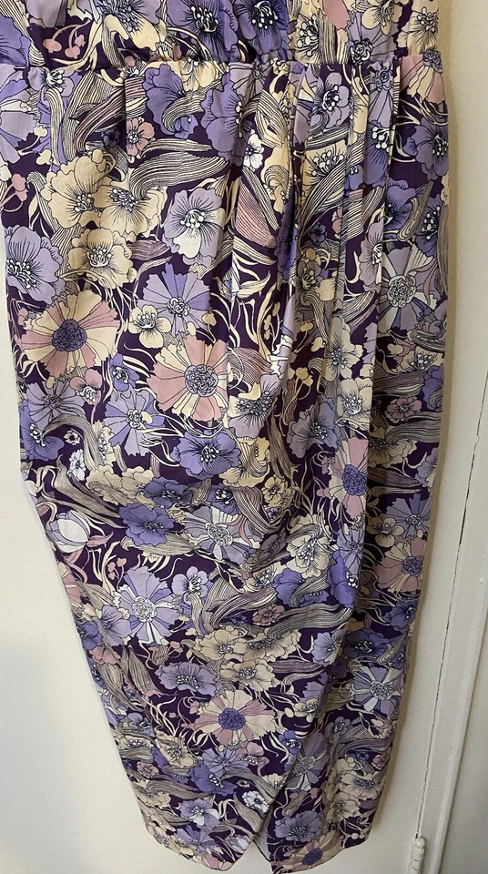 Платье миди Rebecca Taylor Poppy Field Lavender с искусственным запахом размер 10 - Изображение 4 из 4