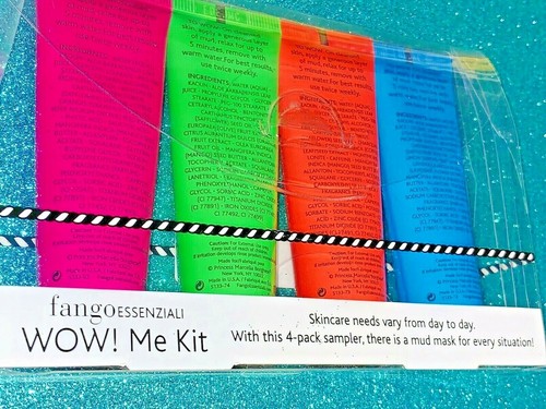 Borghese Fango Essenziali WOW! ME KIT 4-Pack Sampler Mud Masks *ALL TRAVEL SIZES - Picture 3 of 12