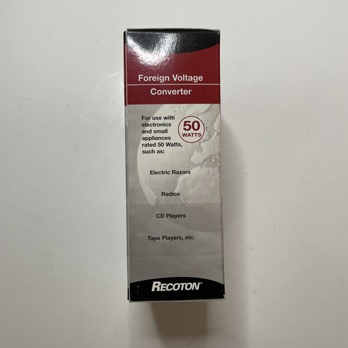 Convertitore di tensione da viaggio estero Recoton. (220-240 Volt AC) a US (110-120 Volt) - Foto 4 di 4