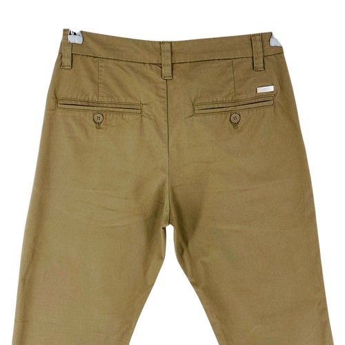 ARMANI EXCHANGE Mens Brown Stretch Slim Fit Chino Trousers Size W30 - Picture 4 of 14
