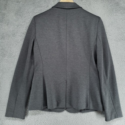 Jones New York Collection Gray Blazer Jacket Stretch Womens 2 - Picture 13 of 20