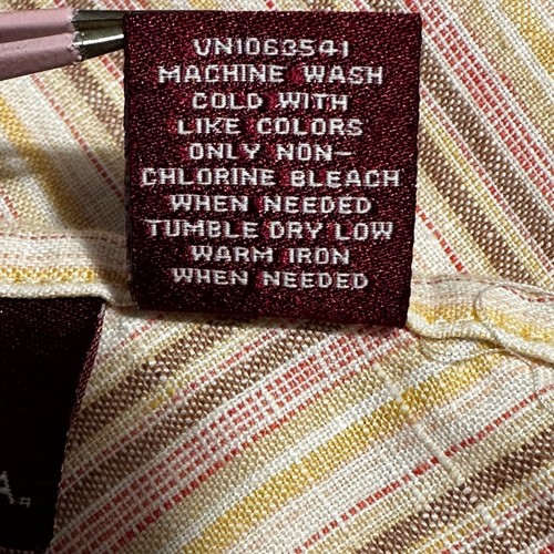 Merona mehrfarbig 100 % Leinen diagonal gestreift A-Linie Maxirock GR. 12 Strandy - Bild 7 von 8