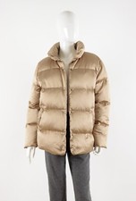 MONCLER 90s Beige Polyester Down Jacket Size 0 or S