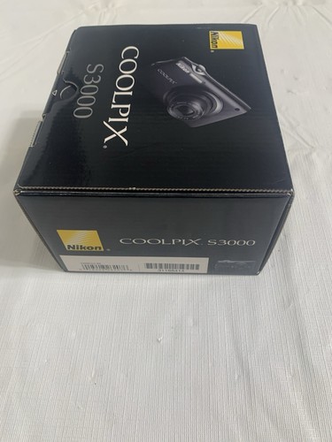 Nikon Coolpix S3000 Digital Camera 12.0MP 4X Black with Accessories TESTED WORKS - Picture 9 of 10
