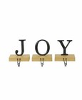Northlight Set of 3 Metal and Wood JOY Weighted Christmas Stocking Holder New