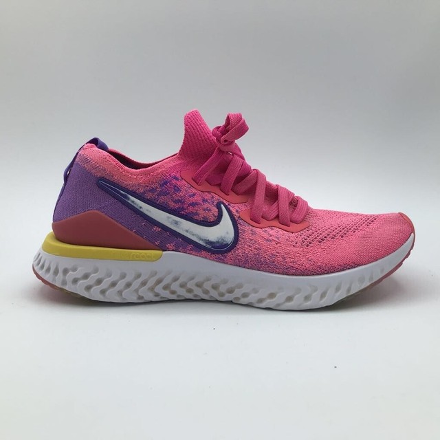 nike epic react flyknit 2 laser fuchsia