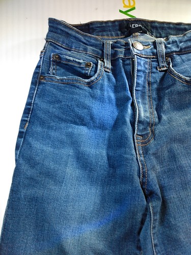 Aeropostale Women's Super High Rise Distressed Jegging Jeans Blue Size 4 - Picture 6 of 18