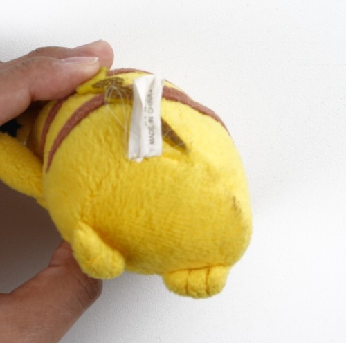 Juguete de peluche retro Pikachu Anime Pokemon Bandai 1998 4 en Japón Importación Vendedor de EE. UU. - Imagen 6 de 7