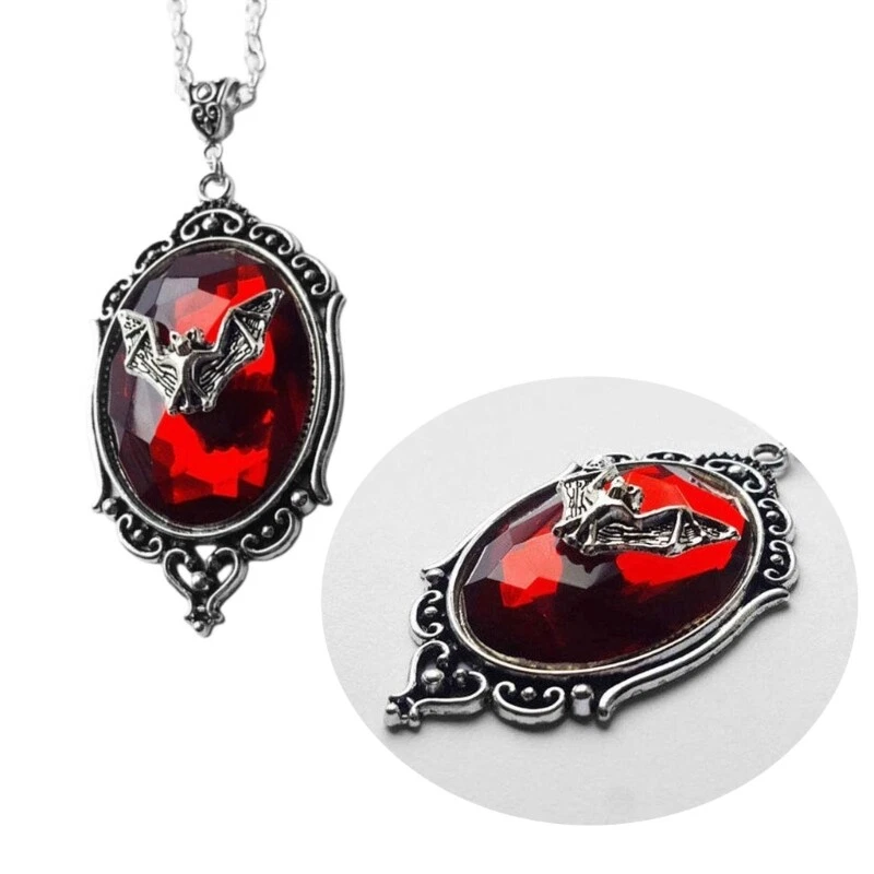 Red on sale bat necklace