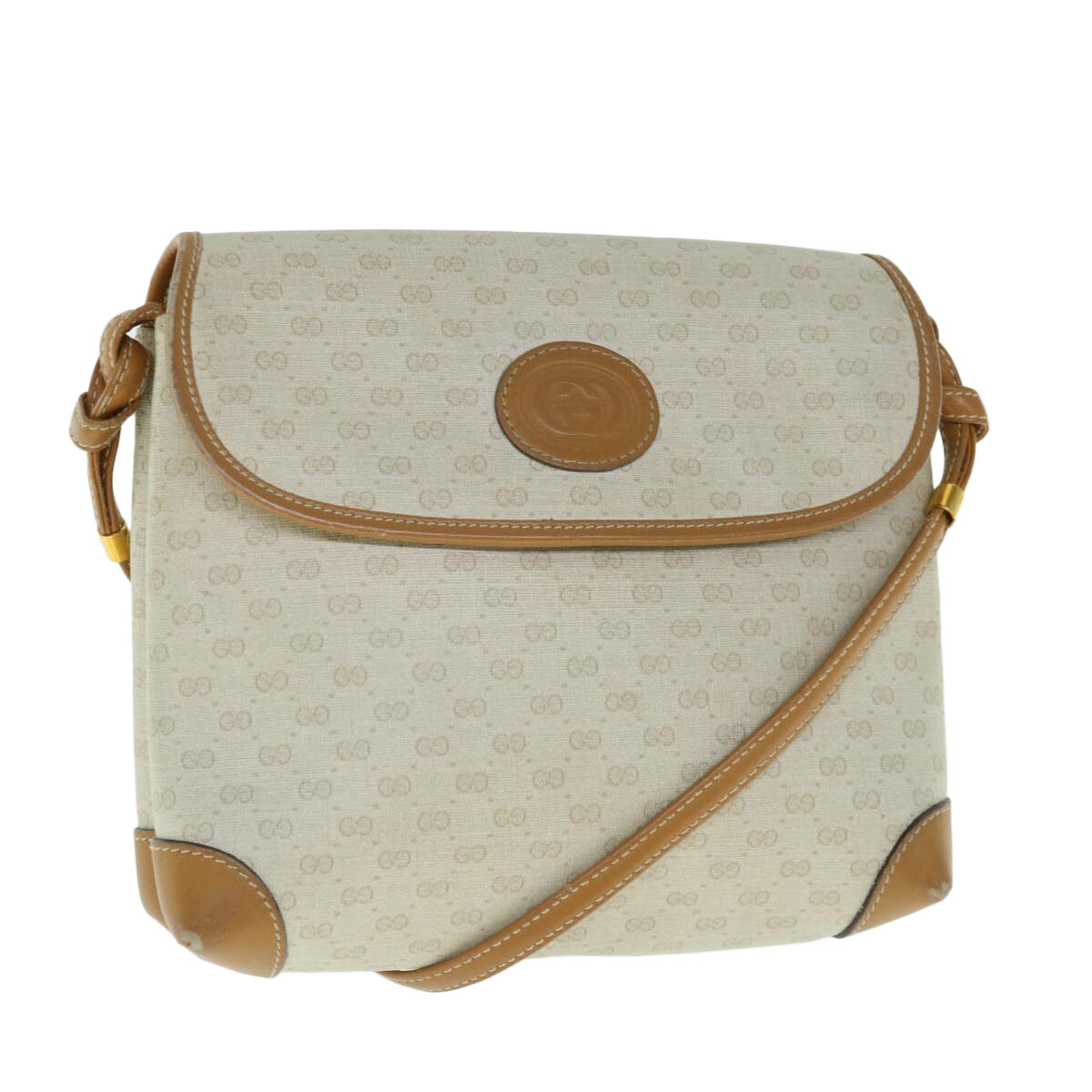 GUCCI グッチ ショルダーバッグ ベージュ 777166FACV38455 GUCCI Micro GG Supreme Shoulder Bag PVC Beige 007 123 0087