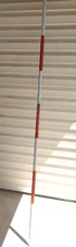 8' Dietzgen Surveyor Surveying Site-Rite Fluted Aluminum Range Pole Rod Stick