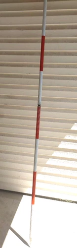 8' Dietzgen Surveyor Surveying Site-Rite Fluted Aluminum Range Pole Rod Stick - product listing photo