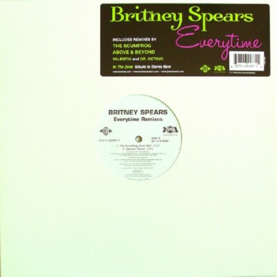 Britney Spears Everytime Remixes Us 12''