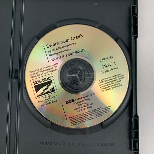 Sweetwater Creek by Anne Rivers Siddons Audiobook CD MP3 - Ex Library - Picture 3 of 3