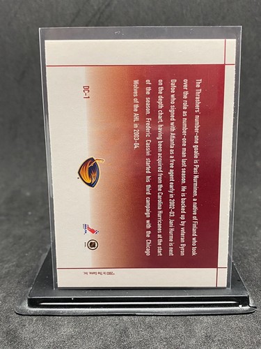 2003-04 BAP Memorabilia Deep in the Crease #D1 Atlanta Thrashers - Picture 2 of 2