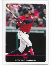 2019 Topps Total Wave 2 Base Card # 160 Leonys Martin - Cleveland Indians