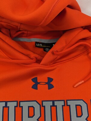 Under Armour Auburn Tigers Men's Orange Hoodie Sweatshirt Large L