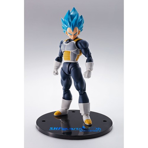 SH Figuarts Vegeta SUPER SAIYAN GOD SUPER 15 anniversary Dragonball Super SSGSS - Picture 11 of 16