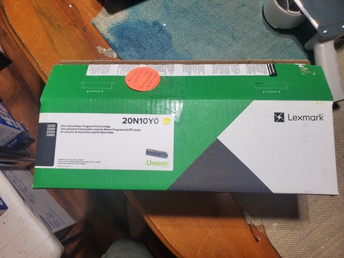 New Lexmark 20N10Y0 Yellow Toner Cartridge CS331 CX331 Genuine OEM laser printer - Picture 2 of 8