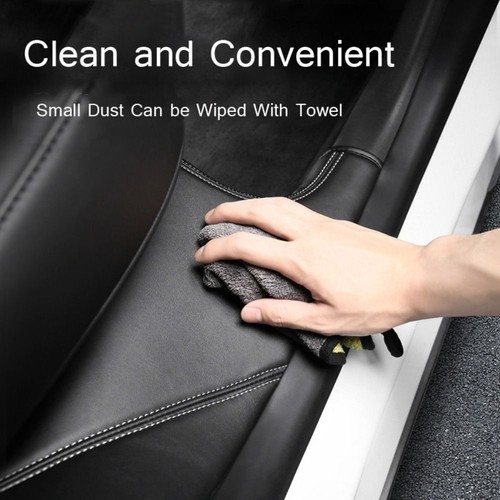 2 Pcs Accessories Anti Kick Pad LHD/RHD Rear Door Sill Protector Auto