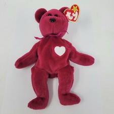 Ty beanie baby Valentina bear original collectible in excellent condition1998 w1