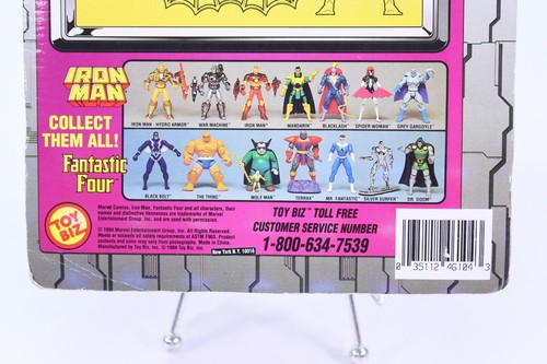 Modellino giocattolo vintage Toy Biz Spider Woman 1994 sigillato nuovo Marvel MOC Iron Man - Foto 18 di 18