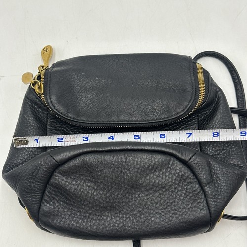 Bolso Bandolera Hobo International Cuero Stream Negro Boho De Colección - Imagen 9 de 10
