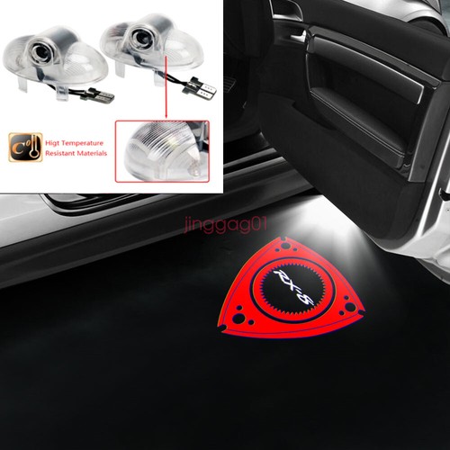 LED Laser Car Door Welcome Ghost Courtesy Shadow Lights For Mazda RX-8 2003-2010