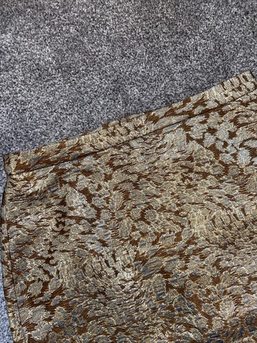 Womens Pure Collection Pencil Skirt UK Size 10 Gold Jacquard BNWT - Picture 3 of 8