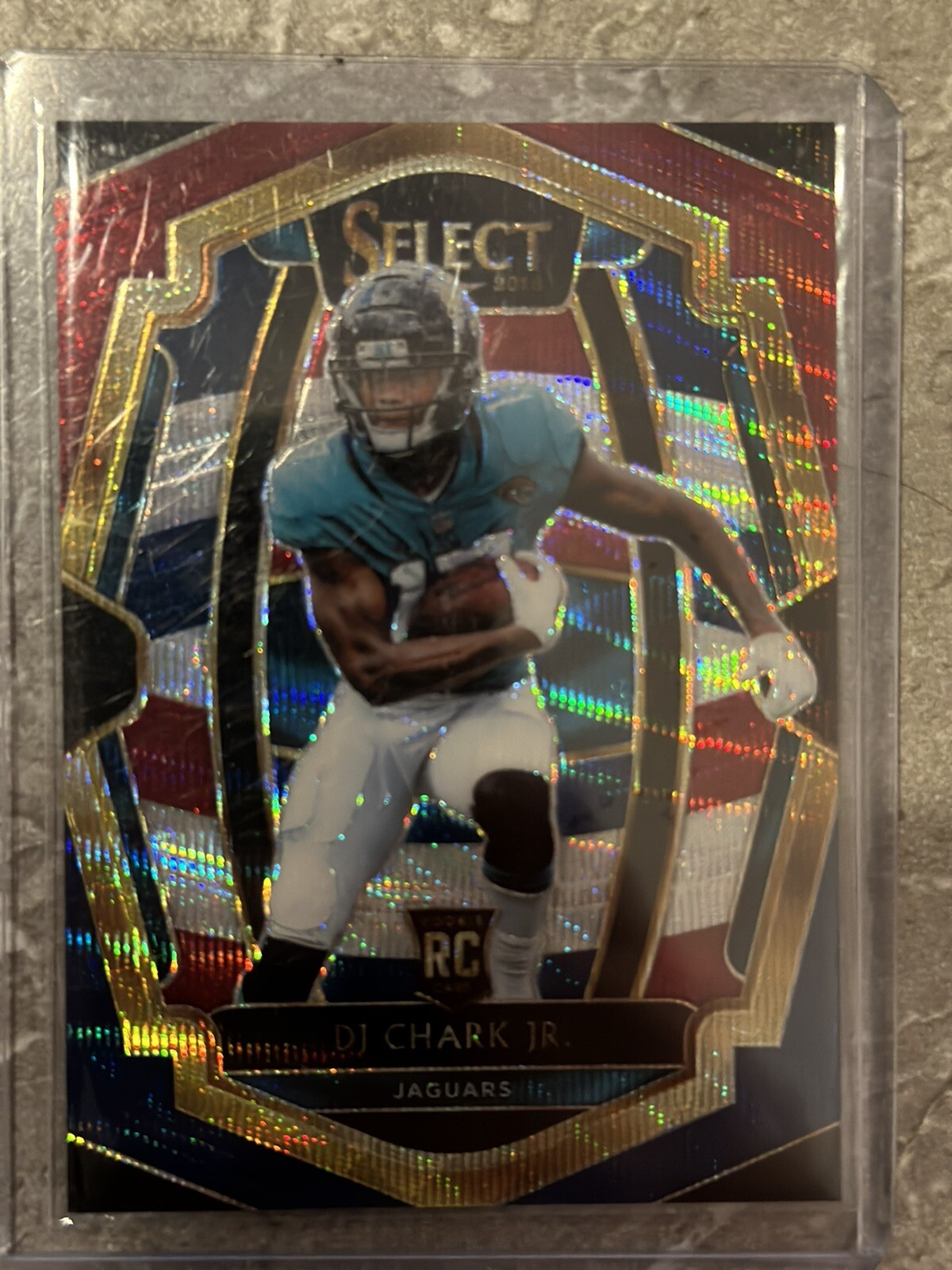 2018 Panini Select Premier Level Tri-Color Prizm /199 DJ Chark Jr #181 Rookie RC
