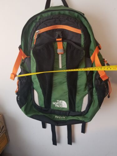 The North Face Recon AJVC Legacy Model Conifer Green Black Backpack Daypack Bag - Picture 4 of 24