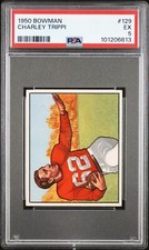 1950 Bowman #129 Charley Trippi HOF Chicago Cardinals PSA 5 EX