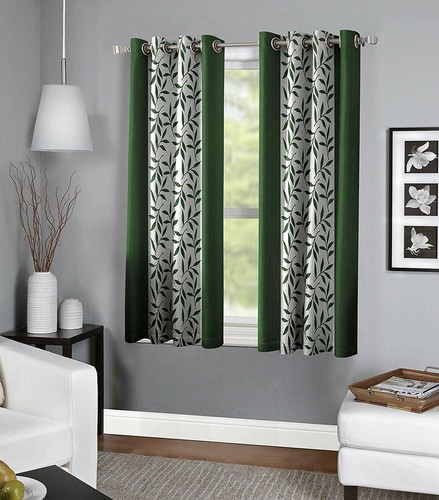 Nuevo Cortina Ventana Poliéster Decoración Hogar 4 x 5 pies - Juego de 2  - Imagen 1 de 2