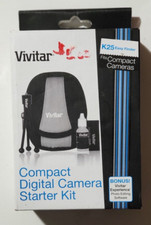 Brand New Vivitar Compact Digital Camera Starter Kit, includes case and tripod