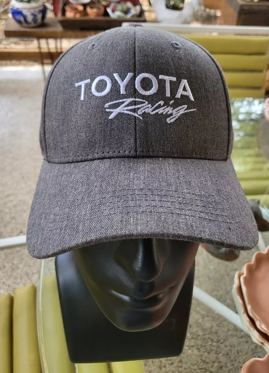 NWOT - Grey Cotton/Poly TOYOTA Racing Hat Cap Snapback Licensed Brand Merch