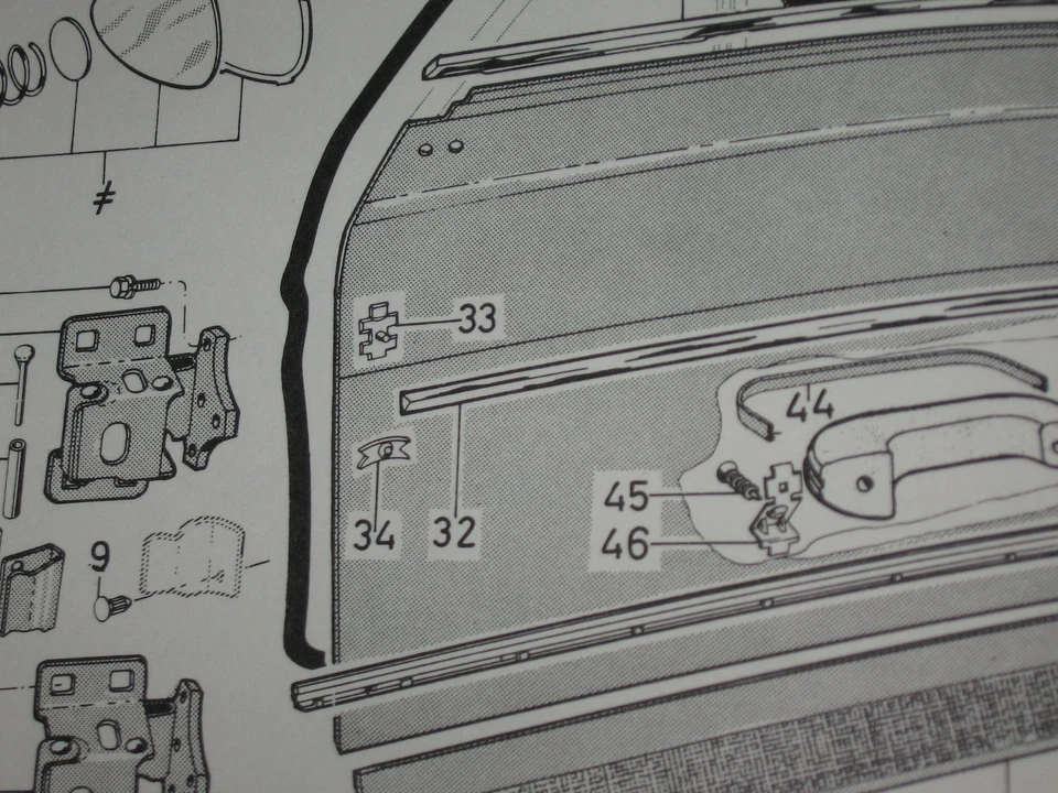 Ford Taunus 17m 20m P5 Zierleiste Halteklammer Oldtimer NEU - Изображение 2 из 2