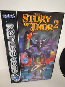 THE STORY OF THOR 2 SEGA SATURN GAME WITH MANUAL CLEAN DISC