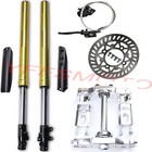 735mm Front Forks Shock Suspension + Triple Tree & Brake & Disc Dirt Pit Bike