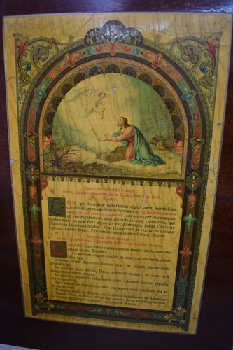 Set ältere lateinische Messekarte für Ihre Kirche, laminiert auf Holzplatten (CU740) - Bild 9 von 18