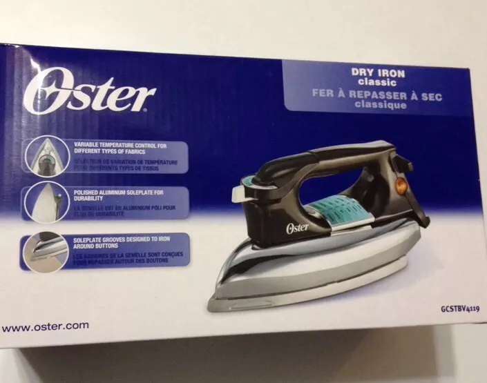 Genuine Oster Heavyweight Classic Dry Iron GCSTBV4119 Osterizer